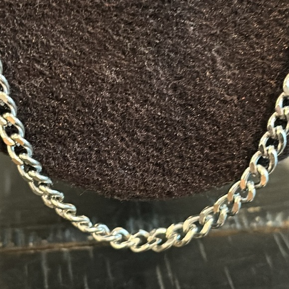 Men's Stainless Steel Silver Cuban Link Chain Necklace - Picture 2 of 7
